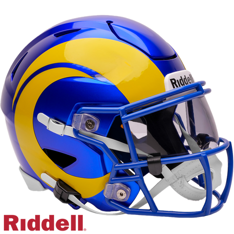 Los Angeles Rams Helmet Riddell Replica Mid-Size MIDI SpeedFlex Style-0