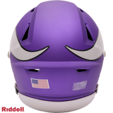 Minnesota Vikings Helmet Riddell Replica Mid-Size MIDI SpeedFlex Style-1