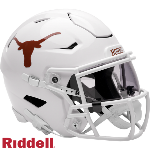 Texas Longhorns Helmet Riddell Replica Mid-Size MIDI SpeedFlex Style-0