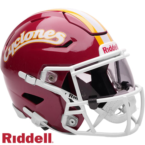 Iowa State Cyclones Helmet Riddell Replica Mid-Size MIDI SpeedFlex Style Red-0