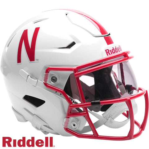 Nebraska Cornhuskers Helmet Riddell Replica Mid-Size MIDI SpeedFlex Style-0