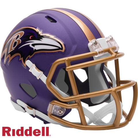 Baltimore Ravens Helmet Riddell Replica Mini Speed Style On-Field Alternate 2026 #1 Periodic Restock-0
