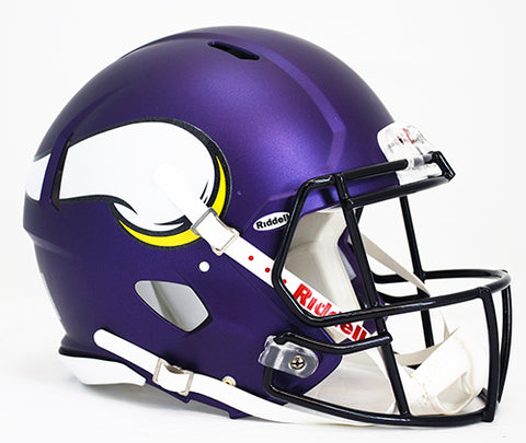Minnesota Vikings Helmet Riddell Authentic Full Size Speed Style-0