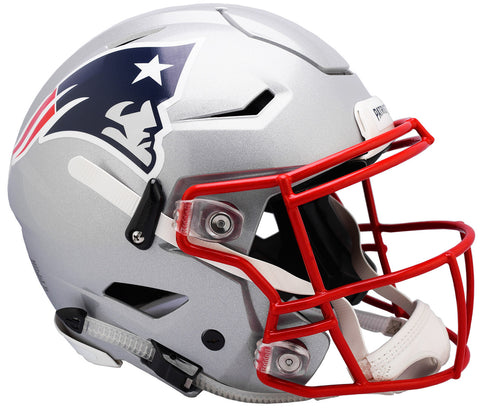 New England Patriots Helmet Riddell Authentic Full Size SpeedFlex Style-0