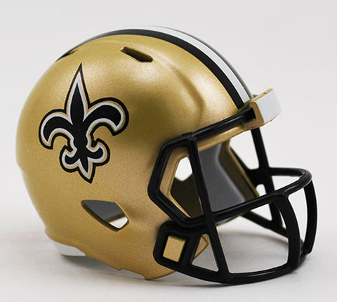 New Orleans Saints Helmet Riddell Pocket Pro Speed Style-0