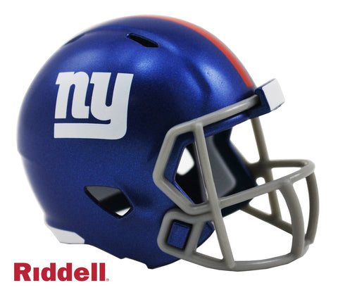 New York Giants Helmet Riddell Pocket Pro Speed Style-0