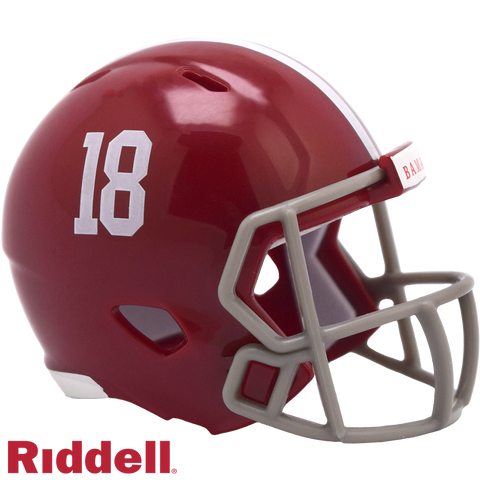 Alabama Crimson Tide Helmet Riddell Pocket Pro Speed Style #18-0