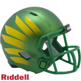 Oregon Ducks Helmet Riddell Pocket Pro Speed Style Green Wing Periodic Restock-0