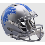 Detroit Lions Helmet Riddell Replica Full Size Speed Style 2017-2023 Throwback-0