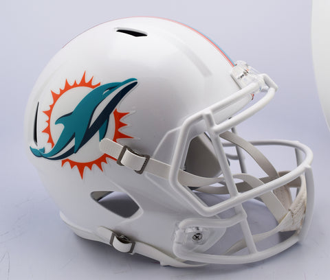 Miami Dolphins Helmet Riddell Replica Full Size Speed Style 2018-0