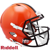 Cleveland Browns Helmet Riddell Replica Full Size Speed Style 2020-2023 Throwback-0