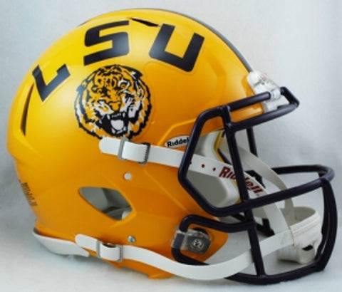 LSU Tigers Helmet Riddell Authentic Full Size Speed Style-0