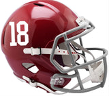 Alabama Crimson Tide Helmet Riddell Authentic Full Size Speed Style #18-0