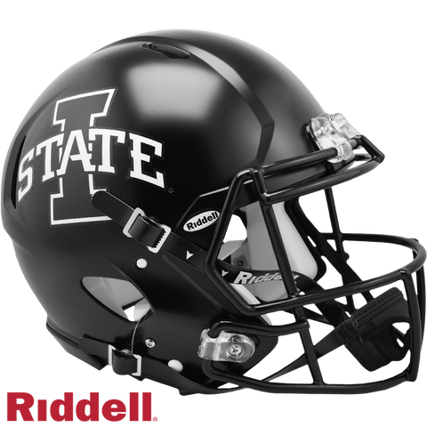 Iowa State Cyclones Helmet Riddell Authentic Full Size Speed Style Satin Black - Special Order-0