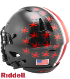 Ohio State Buckeyes Helmet Riddell Authentic Full Size SpeedFlex Style Black-0