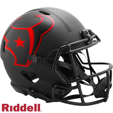 Houston Texans Helmet Riddell Authentic Full Size Speed Style Eclipse Alternate-0