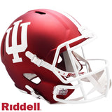 Indiana Hoosiers Helmet Riddell Replica Full Size Speed Style Crimson-0