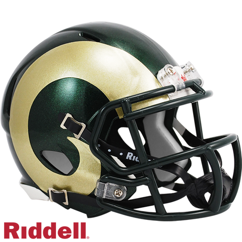 Colorado State Rams Helmet Riddell Replica Mini Speed Style-0