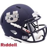 Utah State Aggies Helmet Riddell Replica Mini Speed Style-0