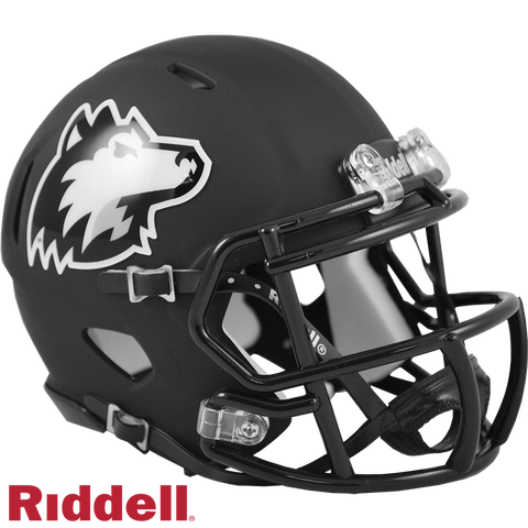 Northern Illinois Huskies Helmet Riddell Replica Mini Speed Style Matte Black-0