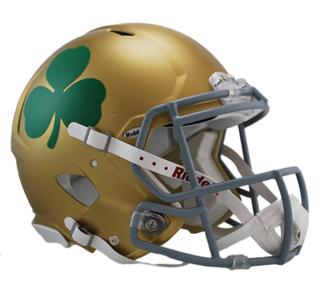 Notre Dame Fighting Irish Helmet Riddell Replica Full Size Speed Style 2016 Shamrock - Special Order-0