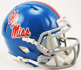Mississippi Rebels Speed Mini Helmet - Powder Blue - Special Order-0
