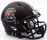 South Carolina Gamecocks Helmet - Riddell Replica Mini - Speed Style - Matte Black-0