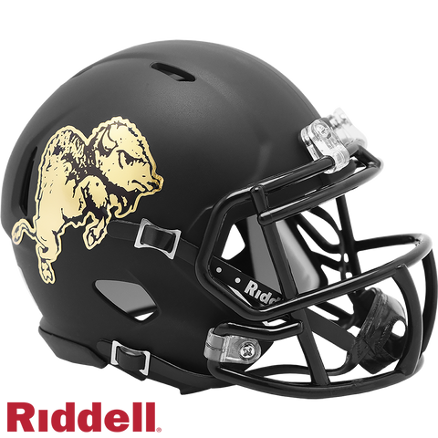 Colorado Buffaloes Helmet Riddell Replica Mini Speed Style Chrome Alternate-0