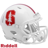 Stanford Cardinal Helmet Riddell Replica Mini Speed Style White-0