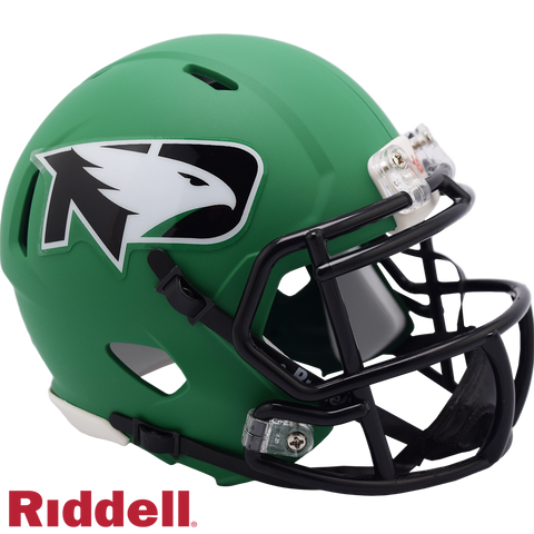 North Dakota Fighting Hawks Helmet Riddell Replica Mini Speed Style-0