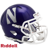 Northwestern Wildcats Helmet Riddell Replica Mini Speed Style Purple-0
