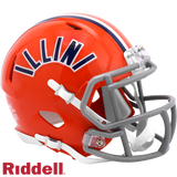 Illinois Fighting Illini Helmet Riddell Replica Mini Speed Style Arched Illini T/B-0