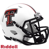 Texas Tech Red Raiders Helmet Riddell Replica Mini Speed Style White-0