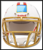 South Florida Bulls Helmet Riddell Replica Mini Speed Style Star and Stripes-1
