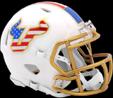 South Florida Bulls Helmet Riddell Replica Mini Speed Style Star and Stripes-0