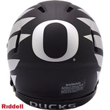 Oregon Ducks Helmet Riddell Replica Mini Speed Style Black with Wings-1