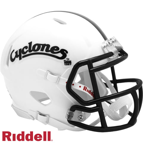 Iowa State Cyclones Helmet Riddell Replica Mini Speed Style Script-0