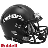 Iowa State Cyclones Helmet Riddell Replica Mini Speed Style Black-0