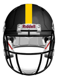 Iowa Hawkeyes Helmet Riddell Replica Mini Speed Style Stars and Stripes Design-1