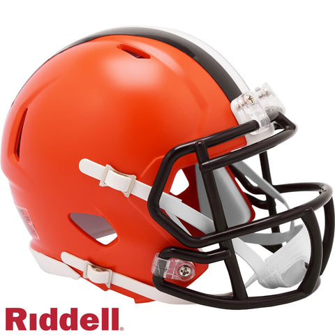 Cleveland Browns Helmet Riddell Replica Mini Speed Style 2020-2023 Throwback-0