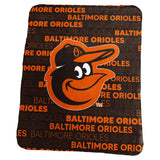 Baltimore Orioles Blanket 50x60 Fleece Classic-0