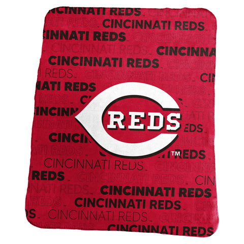 Cincinnati Reds Blanket 50x60 Fleece Classic-0