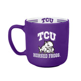 TCU Horned Frogs Coffee Mug 15oz Stripe Design-0