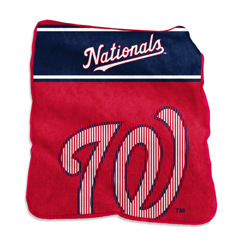 Washington Nationals Blanket 60x80 Raschel Throw-0
