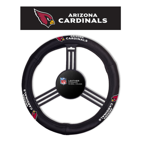 Arizona Cardinals Steering Wheel Cover Leather CO-0