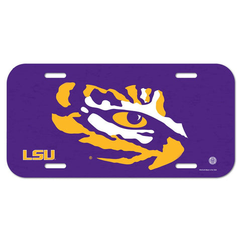 LSU Tigers License Plate-0