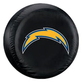 Los Angeles Chargers Tire Cover Standard Size Black CO-0