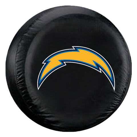 Los Angeles Chargers Tire Cover Standard Size Black CO-0