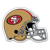 San Francisco 49ers Magnet Car Style 12 Inch Helmet Design CO-0