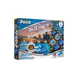 Detroit Lions Advent Calendar Ball Ornament-0
